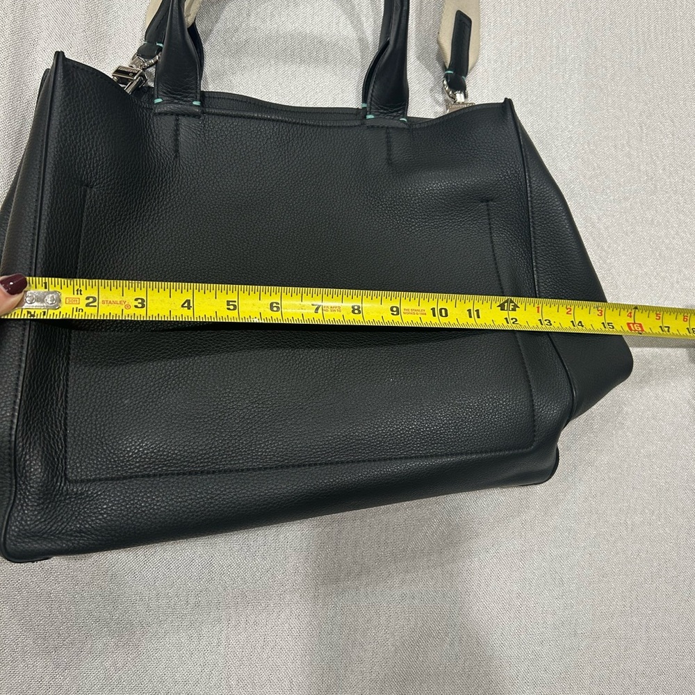Tiffany & Co Black Leather Tote Bag - Picture 9 of 10